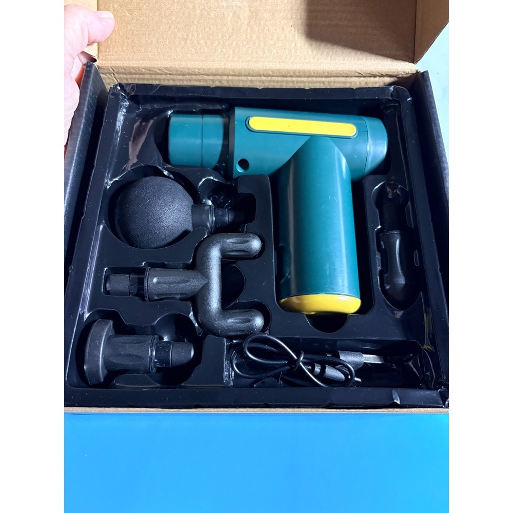 NIB‎ Massage Gun Interchangable Heads in 4 Shapes